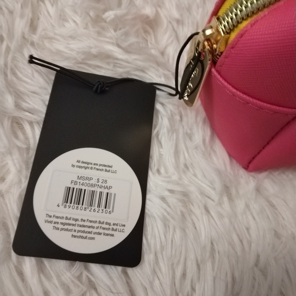 🎉S-HP🎉 *NWT* French Bull Cosmetic Pouch Bag - Picture 6 of 6